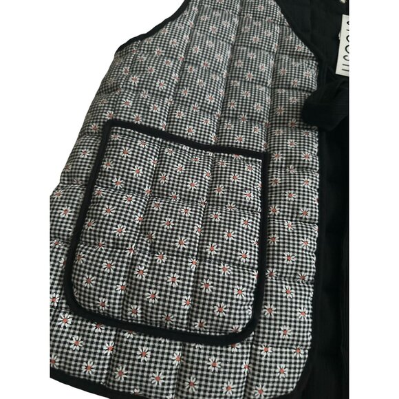 STOOSH Daisy Print Quilted Bow Vest Size Medium NEW NWT - Picture 6 of 8